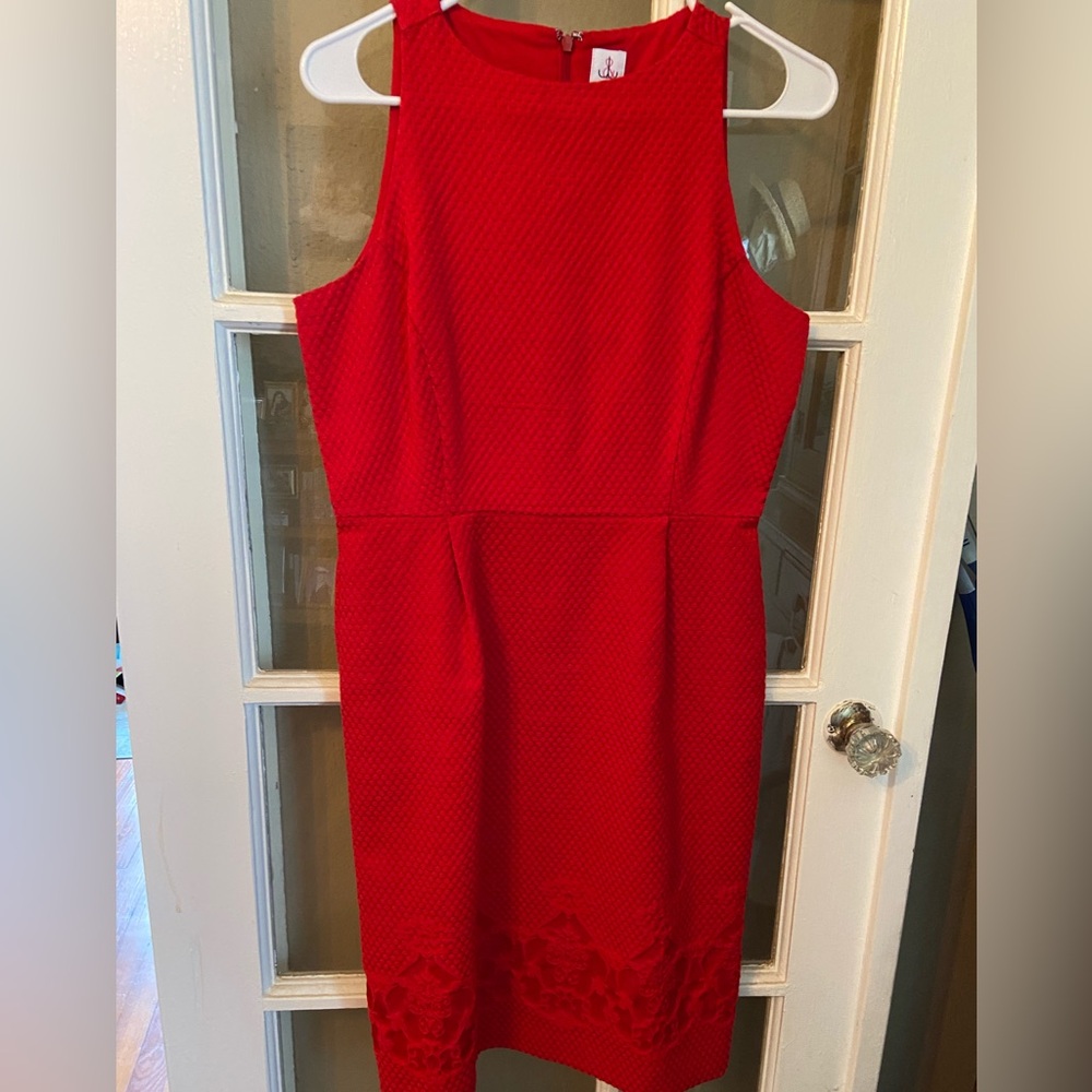 Woman’s size 6 festive red dress